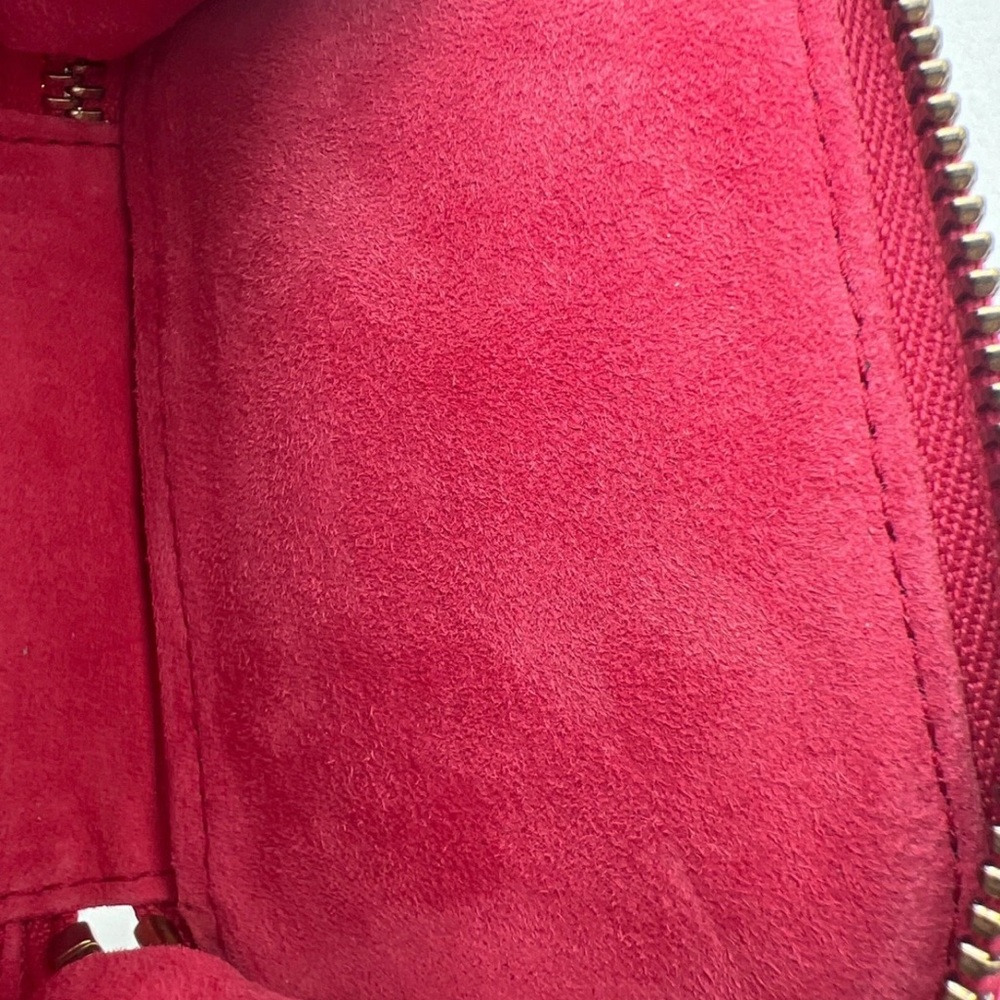 Christian Dior Saddle Shoulder Strap PouchGoatskin Mini Raspberry Pink - Picture 7 of 7